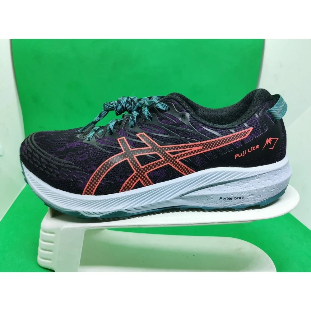 ASICS Fuji Lite 3 Running Shoes Women Size 9.5 Night Shade Trail Sneakers